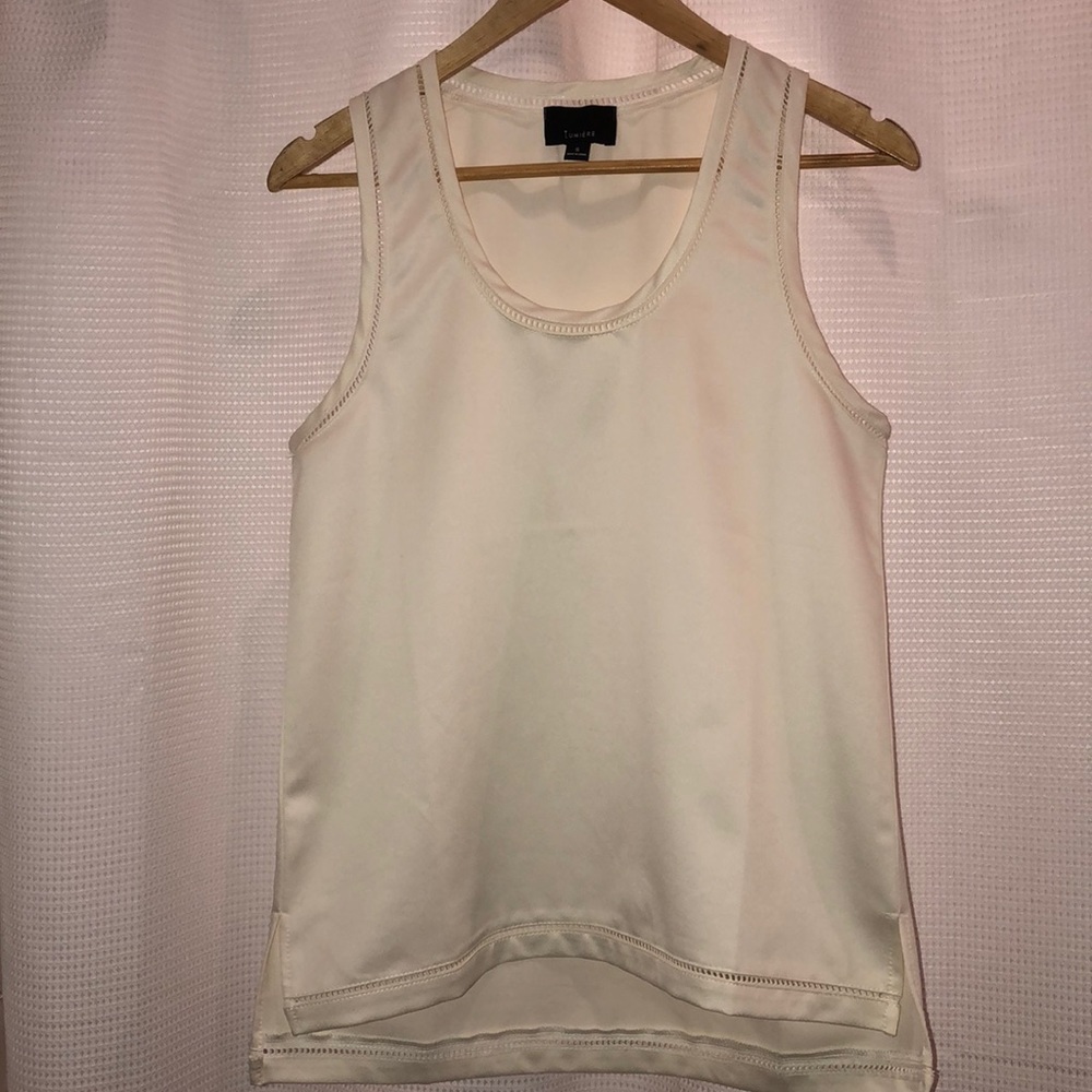 White polyester tank